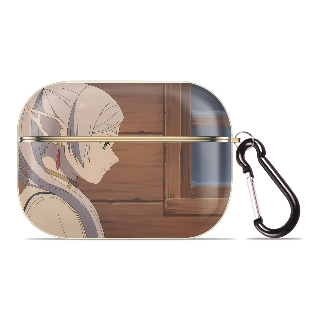 （画像用） 葬送のフリーレン Frieren 【AirPods Pro用】ハードシェル保護ケース｜耐衝撃・防指紋・カラビナ付き商品仕様