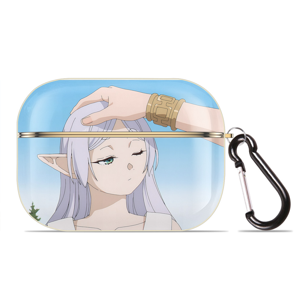 （画像用） 葬送のフリーレン Frieren 【AirPods Pro用】ハードシェル保護ケース｜耐衝撃・防指紋・カラビナ付き商品仕様