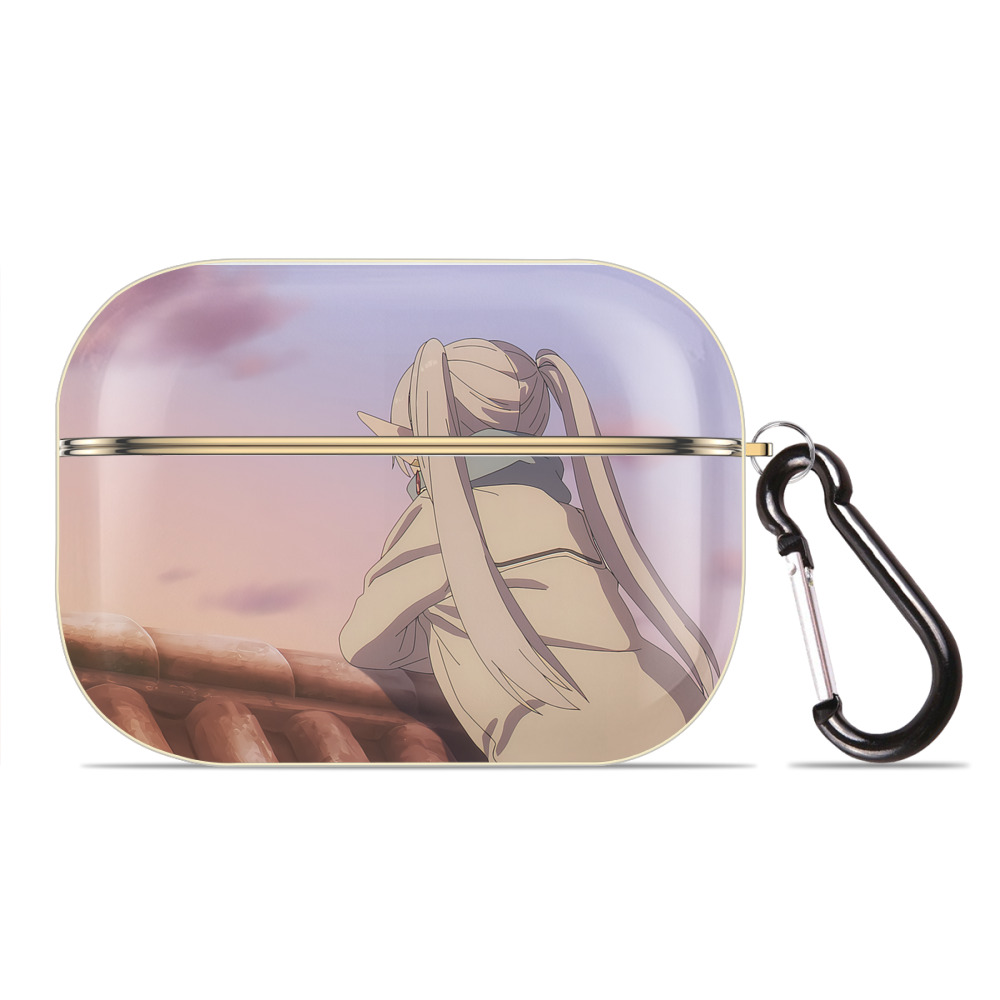 （画像用） 葬送のフリーレン Frieren 【AirPods Pro用】ハードシェル保護ケース｜耐衝撃・防指紋・カラビナ付き商品仕様