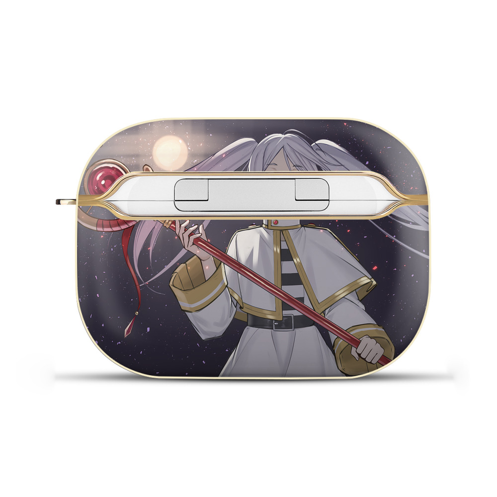 （画像用） 葬送のフリーレン Frieren 【AirPods Pro用】ハードシェル保護ケース｜耐衝撃・防指紋・カラビナ付き商品仕様