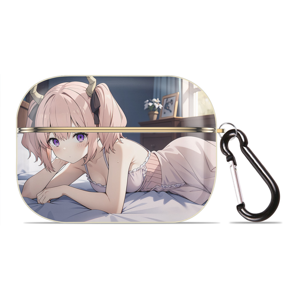 （画像用） 葬送のフリーレン Frieren 【AirPods Pro用】ハードシェル保護ケース｜耐衝撃・防指紋・カラビナ付き商品仕様