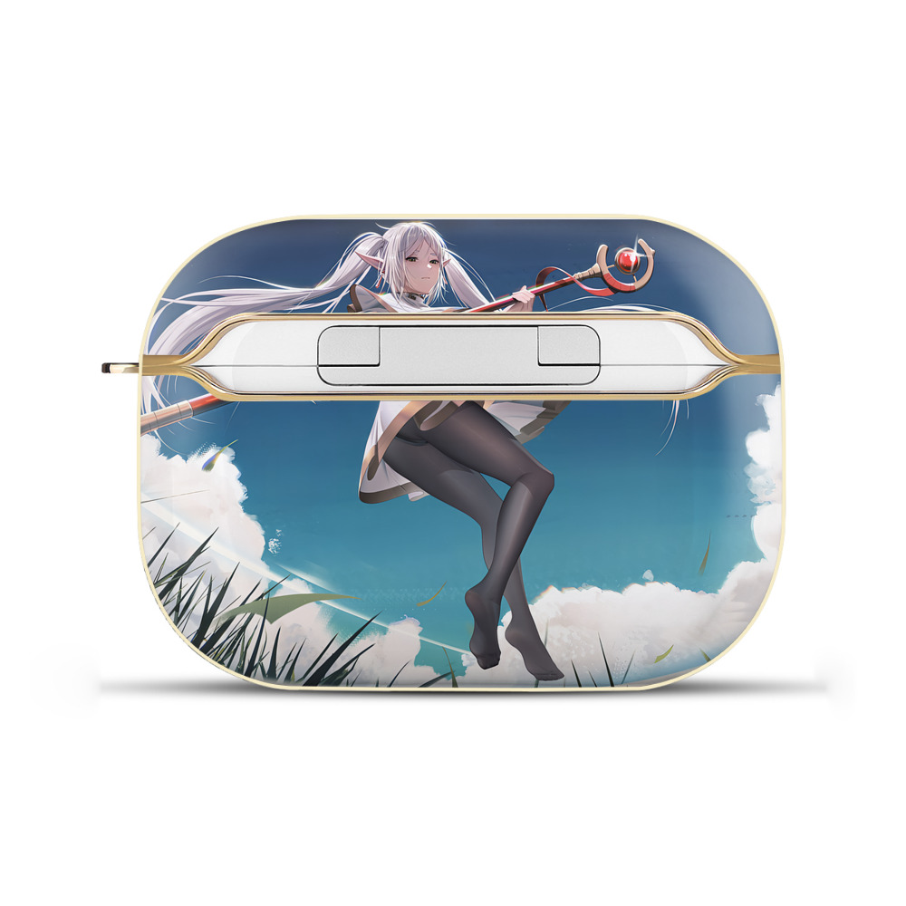 （画像用） 葬送のフリーレン Frieren 【AirPods Pro用】ハードシェル保護ケース｜耐衝撃・防指紋・カラビナ付き商品仕様