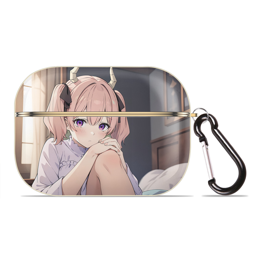 （画像用） 葬送のフリーレン Frieren 【AirPods Pro用】ハードシェル保護ケース｜耐衝撃・防指紋・カラビナ付き商品仕様