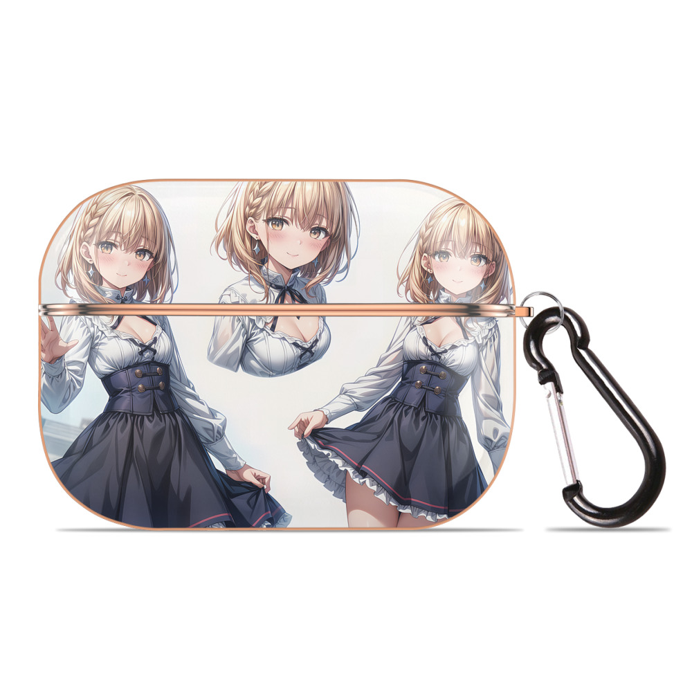 （画像用） 葬送のフリーレン Frieren 【AirPods Pro用】ハードシェル保護ケース｜耐衝撃・防指紋・カラビナ付き商品仕様
