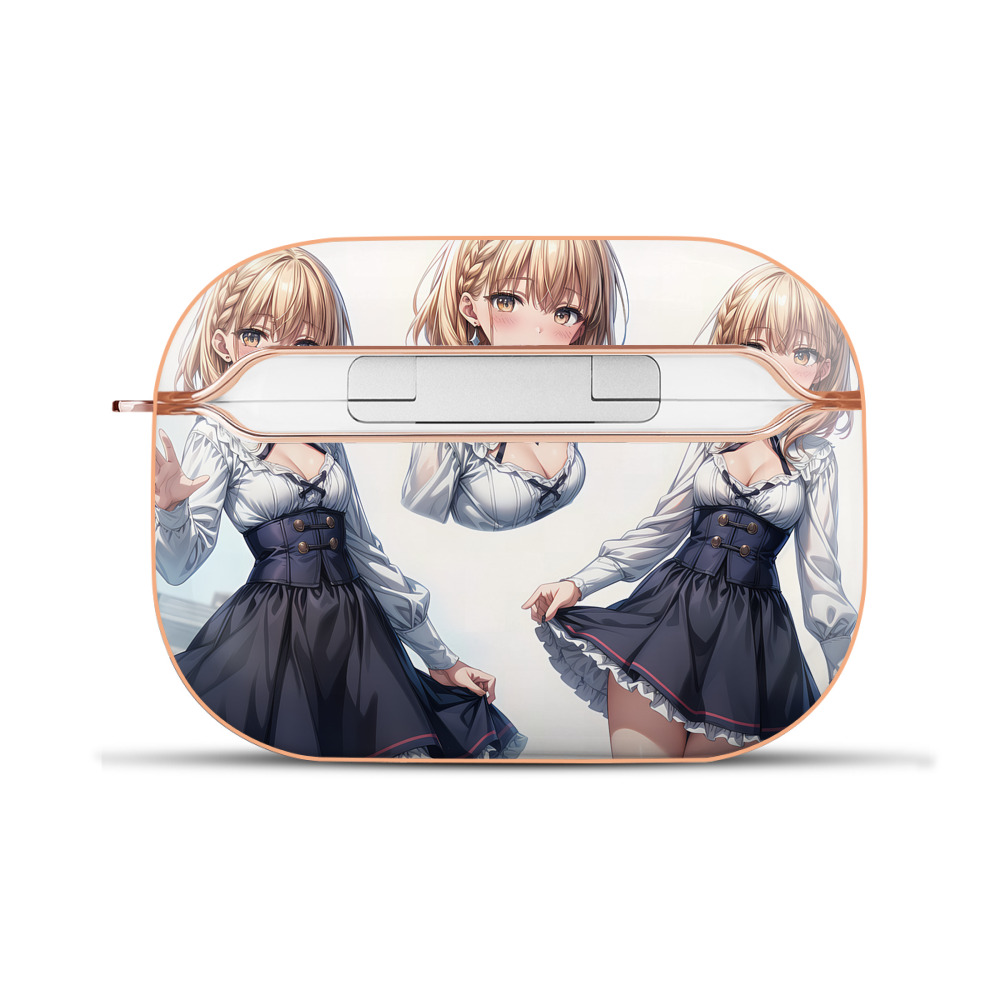 （画像用） 葬送のフリーレン Frieren 【AirPods Pro用】ハードシェル保護ケース｜耐衝撃・防指紋・カラビナ付き商品仕様