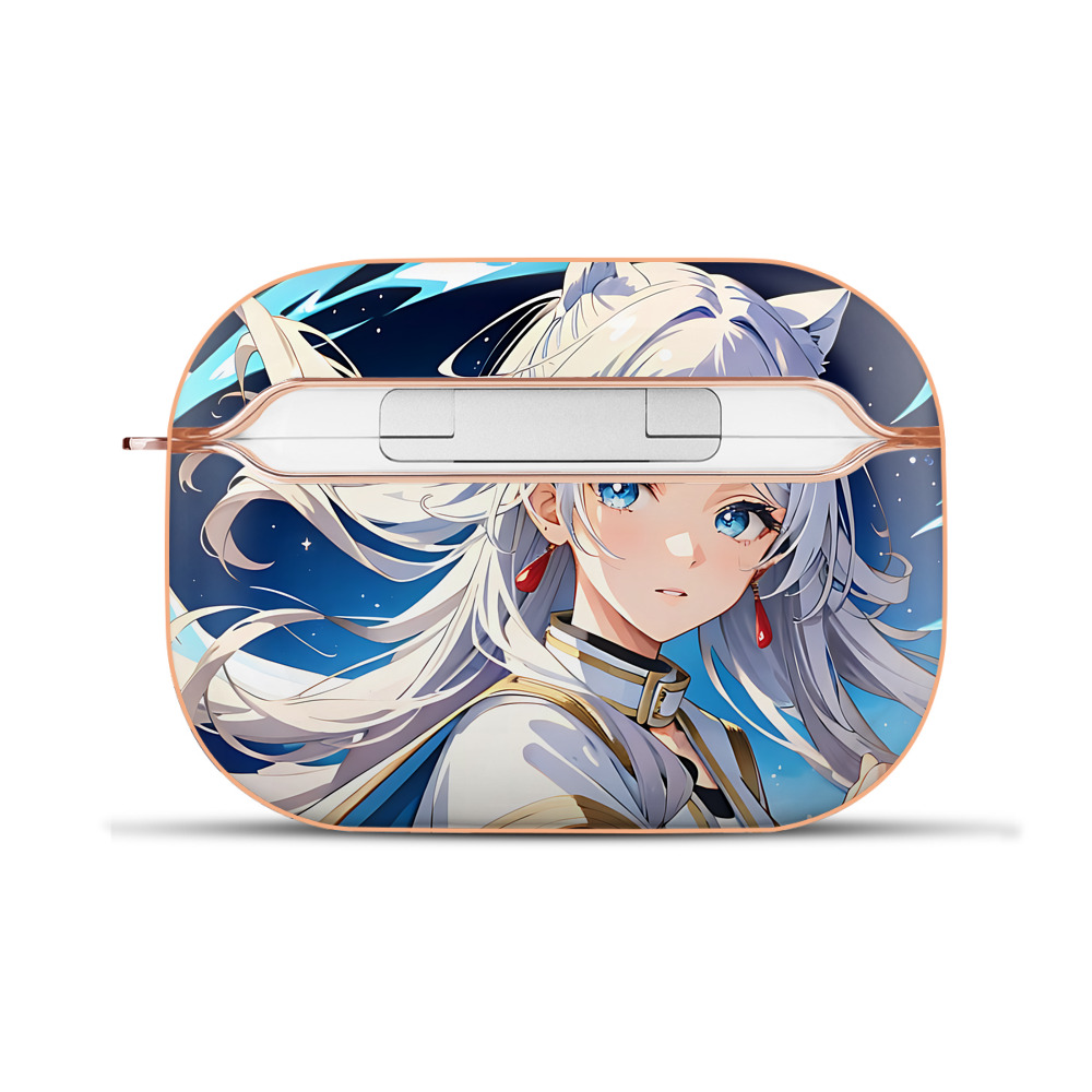 （画像用） 葬送のフリーレン Frieren 【AirPods Pro用】ハードシェル保護ケース｜耐衝撃・防指紋・カラビナ付き商品仕様