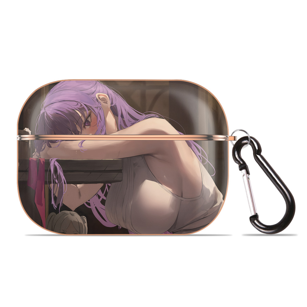 （画像用） 葬送のフリーレン Frieren 【AirPods Pro用】ハードシェル保護ケース｜耐衝撃・防指紋・カラビナ付き商品仕様