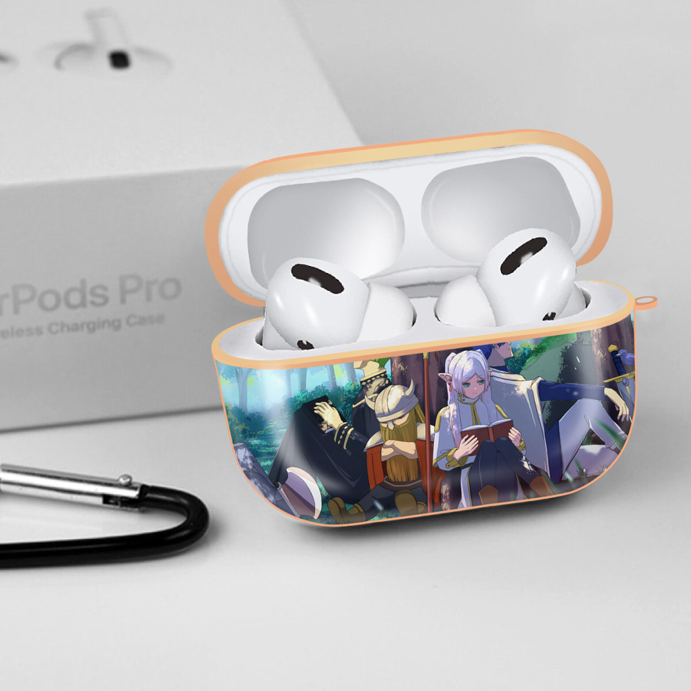 葬送のフリーレン Frieren 【AirPods Pro用】ハードシェル保護ケース｜耐衝撃・防指紋・カラビナ付き商品仕様