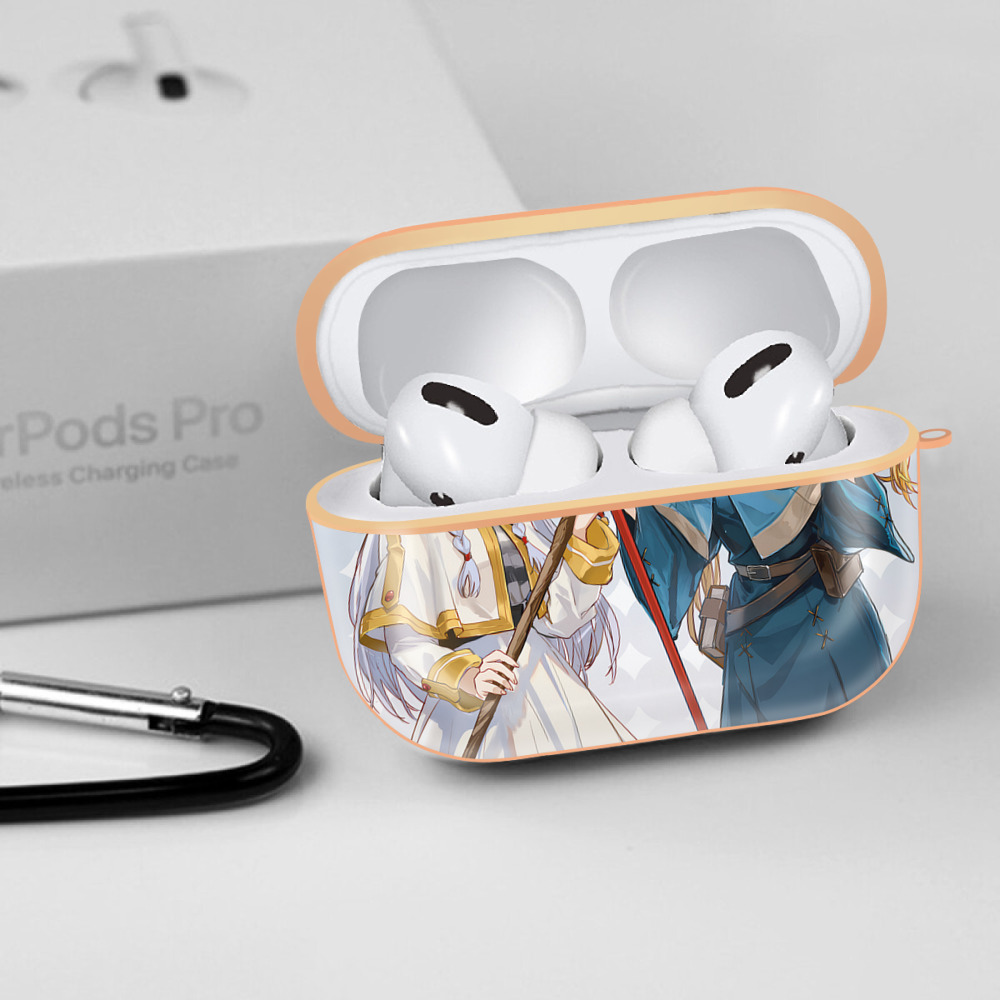 葬送のフリーレン Frieren 【AirPods Pro用】ハードシェル保護ケース｜耐衝撃・防指紋・カラビナ付き商品仕様
