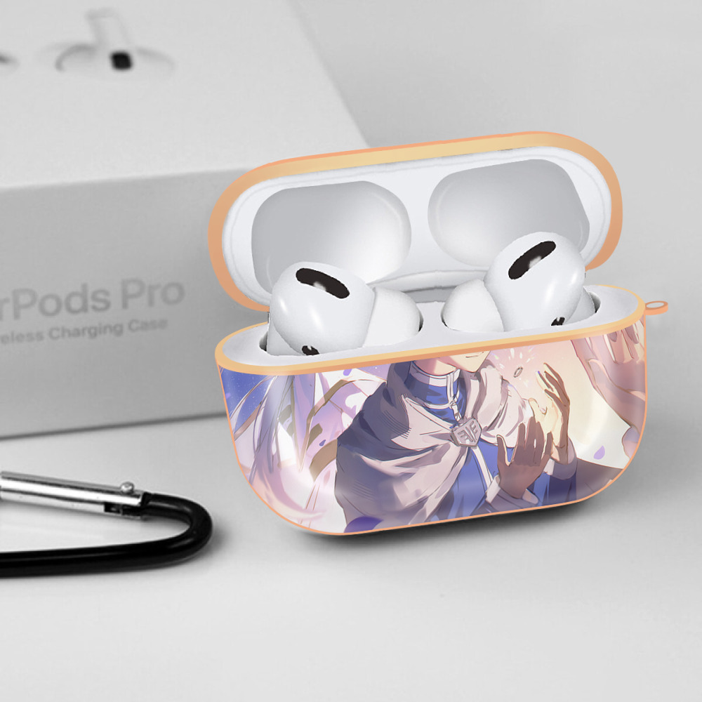 葬送のフリーレン Frieren 【AirPods Pro用】ハードシェル保護ケース｜耐衝撃・防指紋・カラビナ付き商品仕様