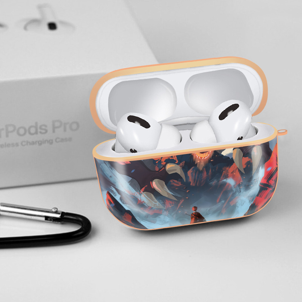 葬送のフリーレン Frieren 【AirPods Pro用】ハードシェル保護ケース｜耐衝撃・防指紋・カラビナ付き商品仕様