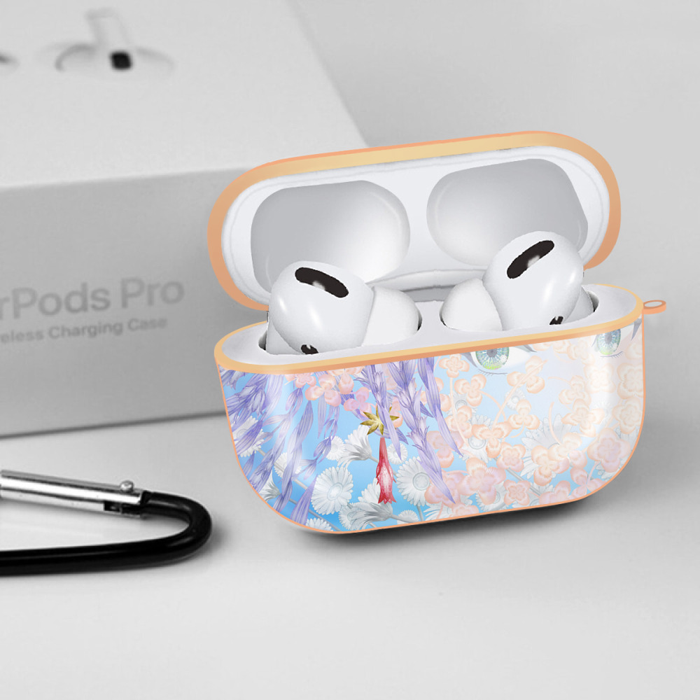 葬送のフリーレン Frieren 【AirPods Pro用】ハードシェル保護ケース｜耐衝撃・防指紋・カラビナ付き商品仕様