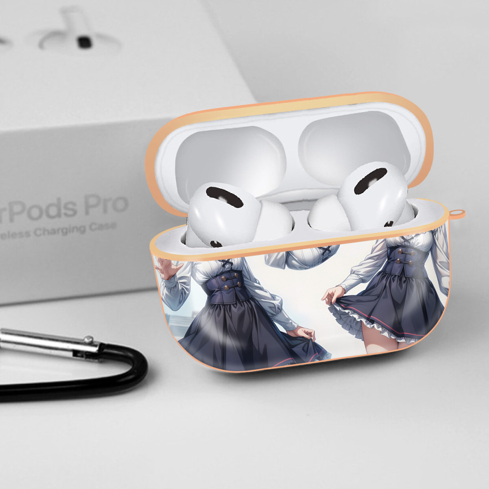 葬送のフリーレン Frieren 【AirPods Pro用】ハードシェル保護ケース｜耐衝撃・防指紋・カラビナ付き商品仕様