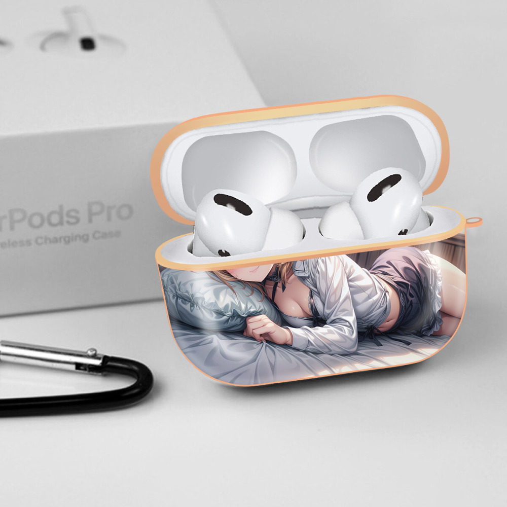 葬送のフリーレン Frieren 【AirPods Pro用】ハードシェル保護ケース｜耐衝撃・防指紋・カラビナ付き商品仕様