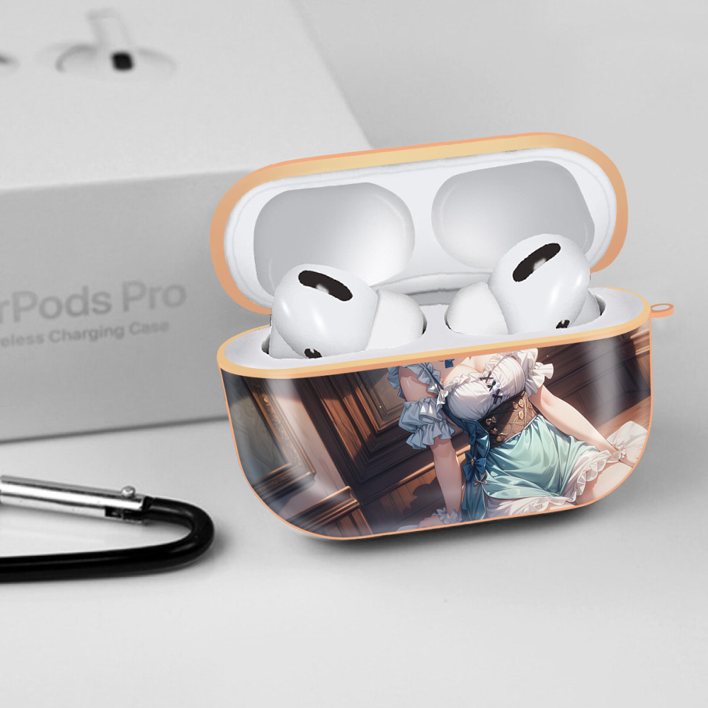 葬送のフリーレン Frieren 【AirPods Pro用】ハードシェル保護ケース｜耐衝撃・防指紋・カラビナ付き商品仕様