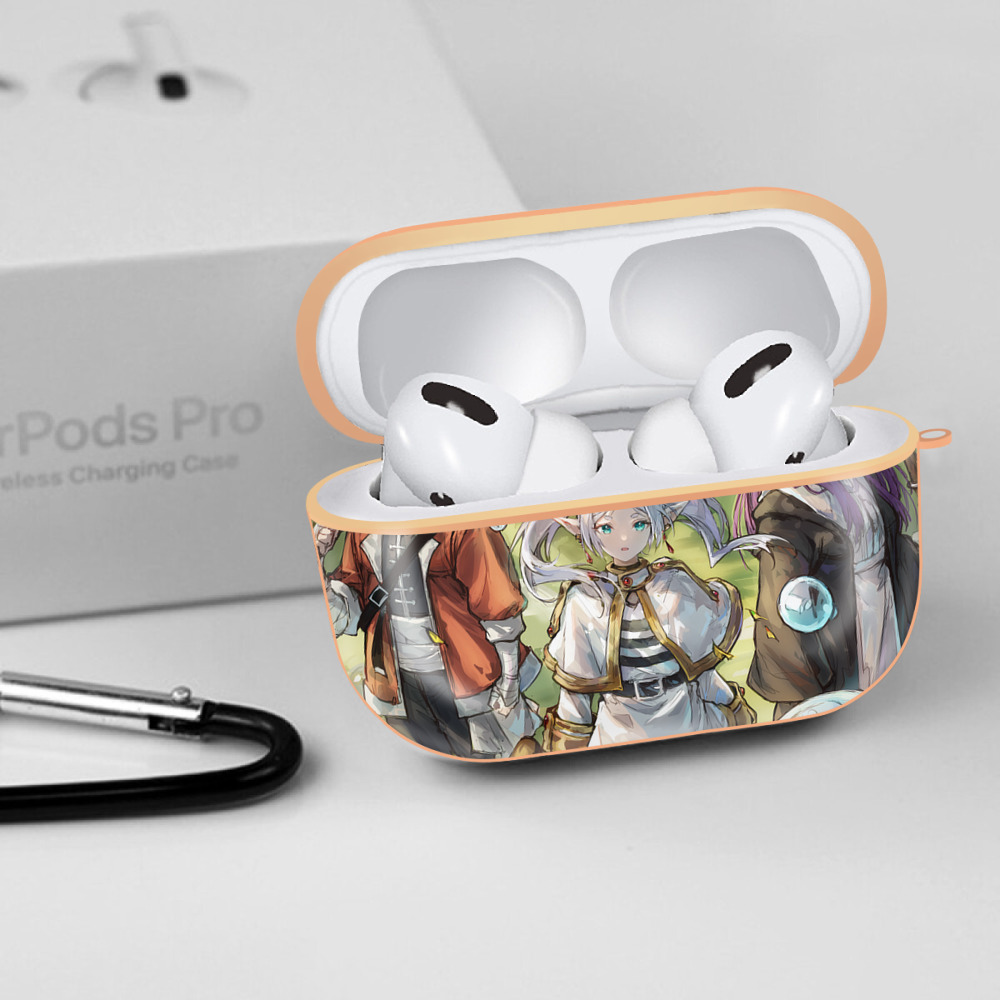 葬送のフリーレン Frieren 【AirPods Pro用】ハードシェル保護ケース｜耐衝撃・防指紋・カラビナ付き商品仕様