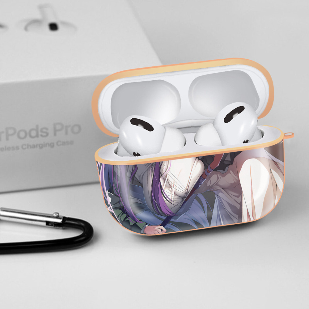 葬送のフリーレン Frieren 【AirPods Pro用】ハードシェル保護ケース｜耐衝撃・防指紋・カラビナ付き商品仕様