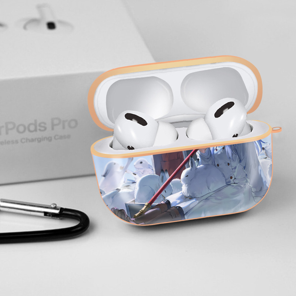 葬送のフリーレン Frieren 【AirPods Pro用】ハードシェル保護ケース｜耐衝撃・防指紋・カラビナ付き商品仕様