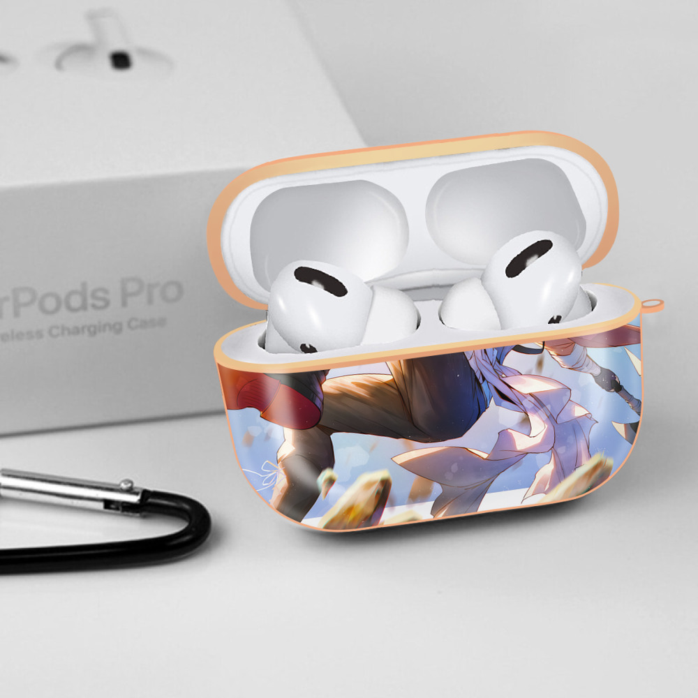 葬送のフリーレン Frieren 【AirPods Pro用】ハードシェル保護ケース｜耐衝撃・防指紋・カラビナ付き商品仕様