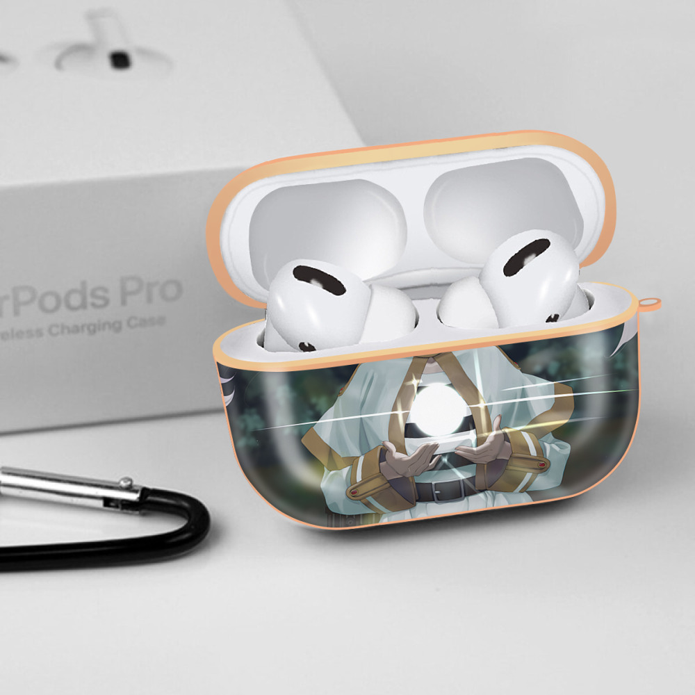 葬送のフリーレン Frieren 【AirPods Pro用】ハードシェル保護ケース｜耐衝撃・防指紋・カラビナ付き商品仕様