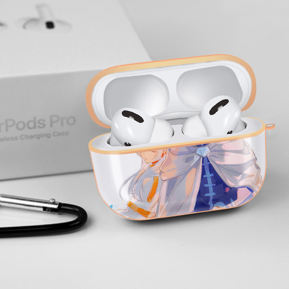 葬送のフリーレン Frieren 【AirPods Pro用】ハードシェル保護ケース｜耐衝撃・防指紋・カラビナ付き商品仕様