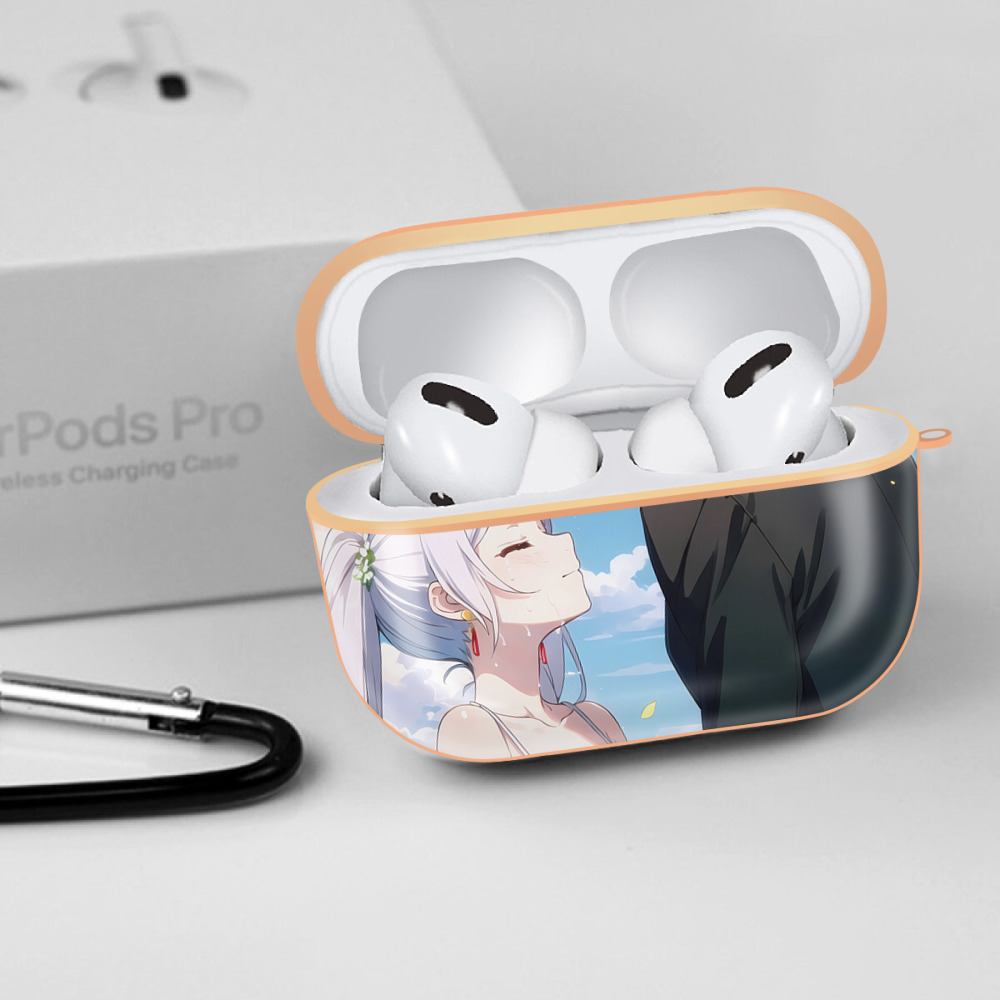 葬送のフリーレン Frieren 【AirPods Pro用】ハードシェル保護ケース｜耐衝撃・防指紋・カラビナ付き商品仕様