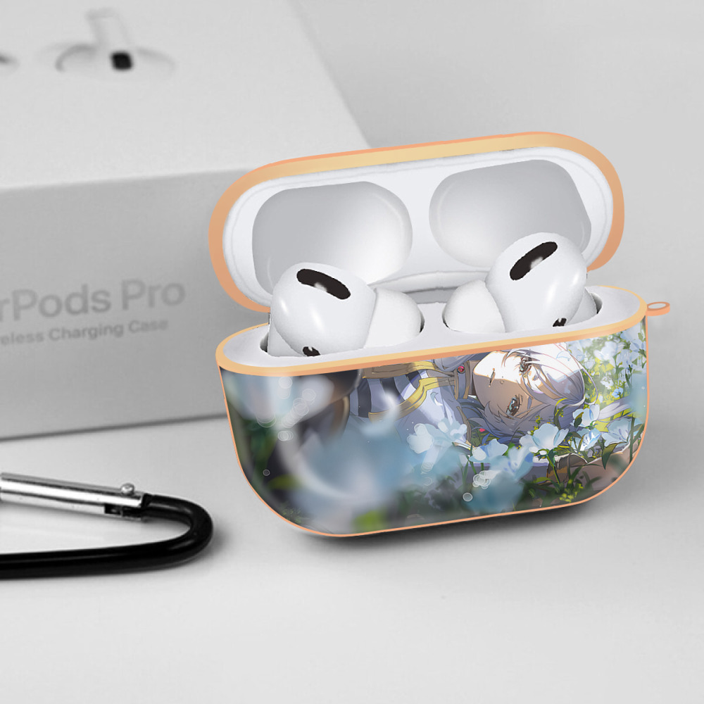 葬送のフリーレン Frieren 【AirPods Pro用】ハードシェル保護ケース｜耐衝撃・防指紋・カラビナ付き商品仕様