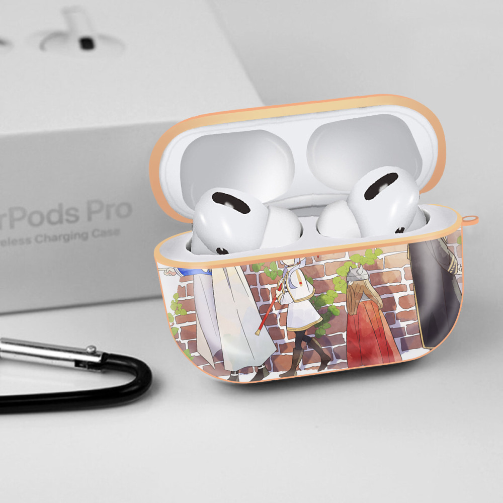 葬送のフリーレン Frieren 【AirPods Pro用】ハードシェル保護ケース｜耐衝撃・防指紋・カラビナ付き商品仕様