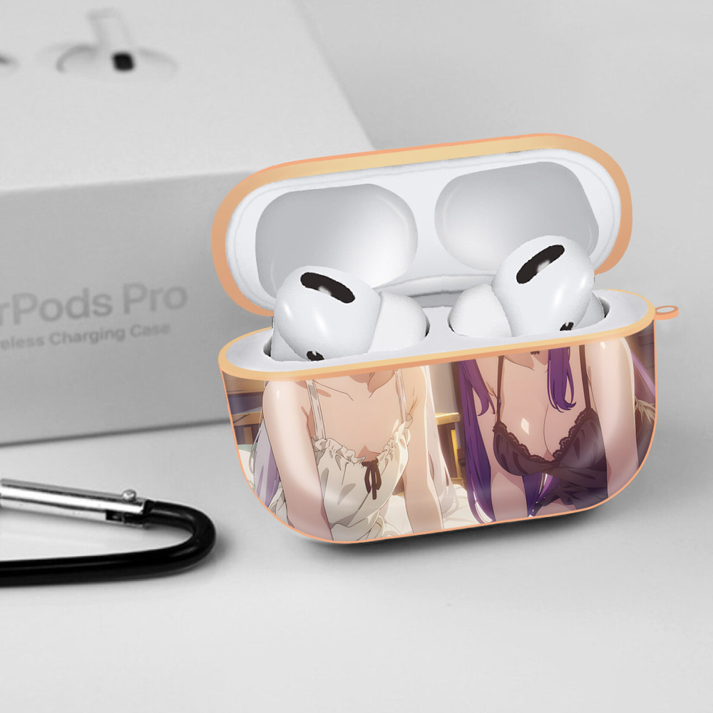葬送のフリーレン Frieren 【AirPods Pro用】ハードシェル保護ケース｜耐衝撃・防指紋・カラビナ付き商品仕様