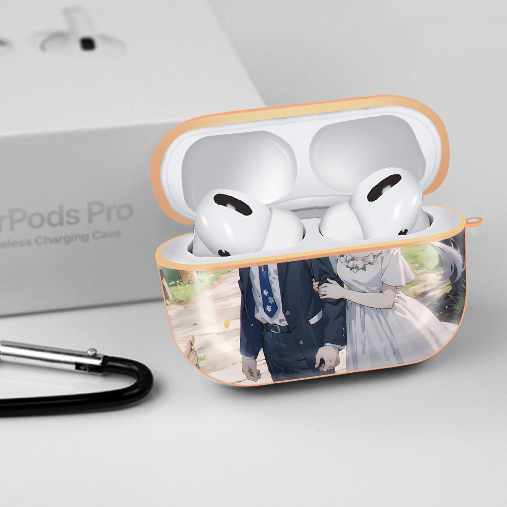 葬送のフリーレン Frieren 【AirPods Pro用】ハードシェル保護ケース｜耐衝撃・防指紋・カラビナ付き商品仕様