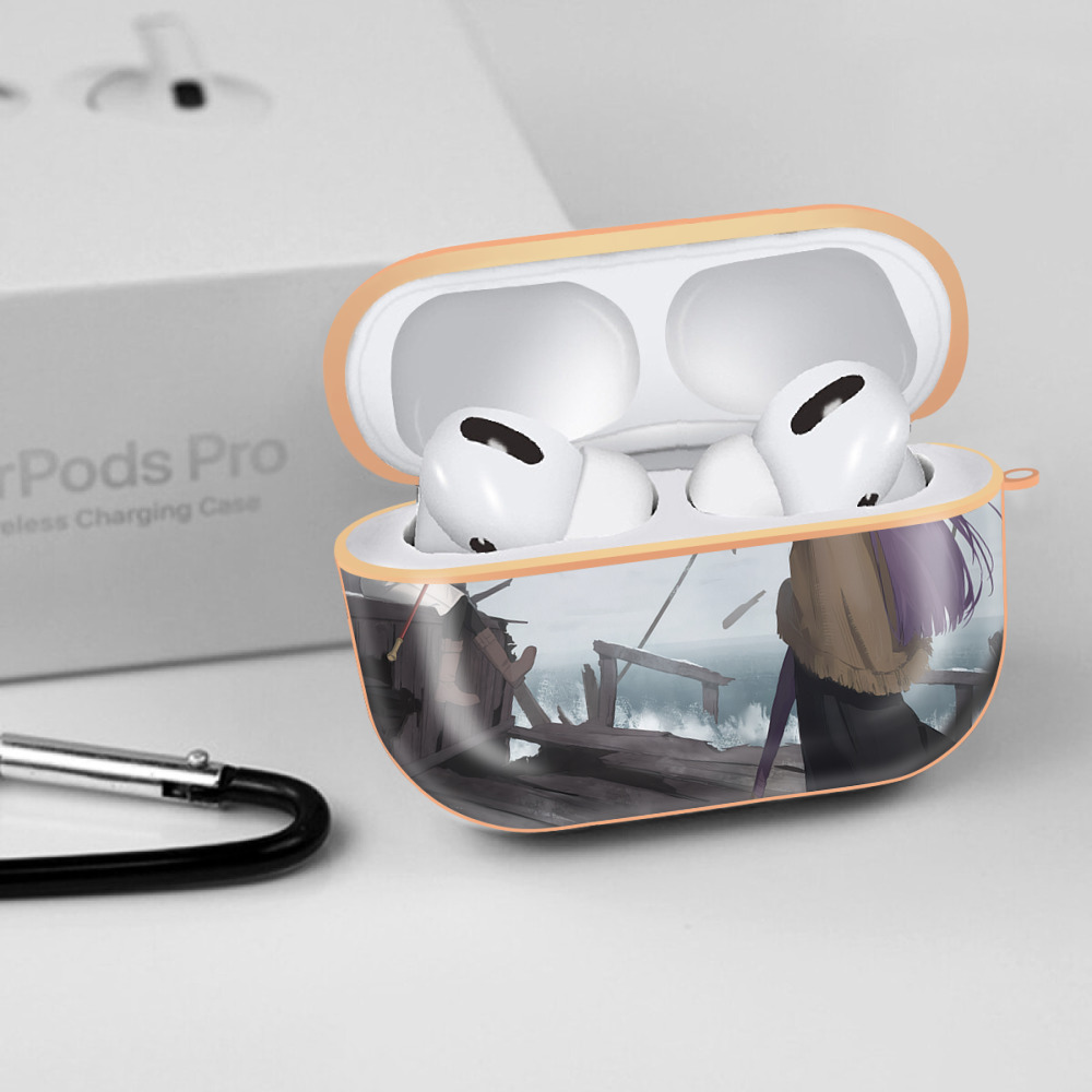 葬送のフリーレン Frieren 【AirPods Pro用】ハードシェル保護ケース｜耐衝撃・防指紋・カラビナ付き商品仕様
