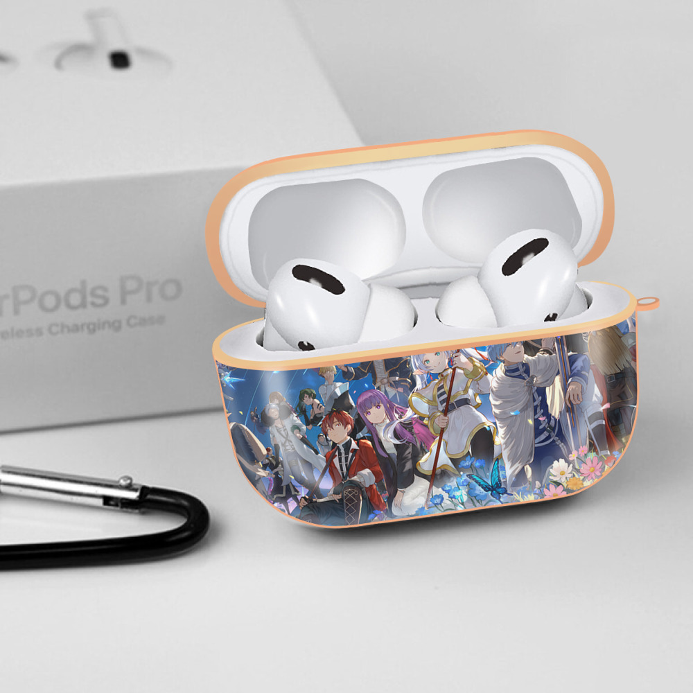 葬送のフリーレン Frieren 【AirPods Pro用】ハードシェル保護ケース｜耐衝撃・防指紋・カラビナ付き商品仕様