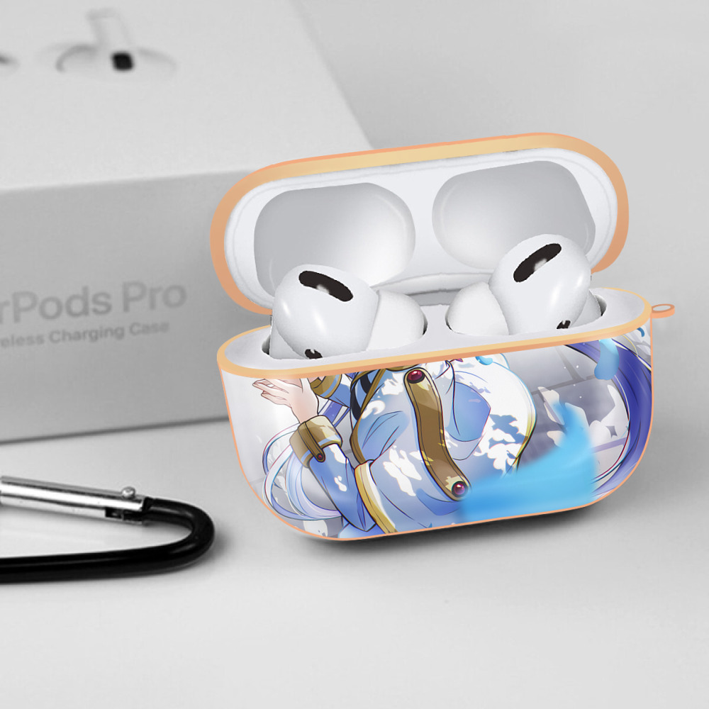 葬送のフリーレン Frieren 【AirPods Pro用】ハードシェル保護ケース｜耐衝撃・防指紋・カラビナ付き商品仕様