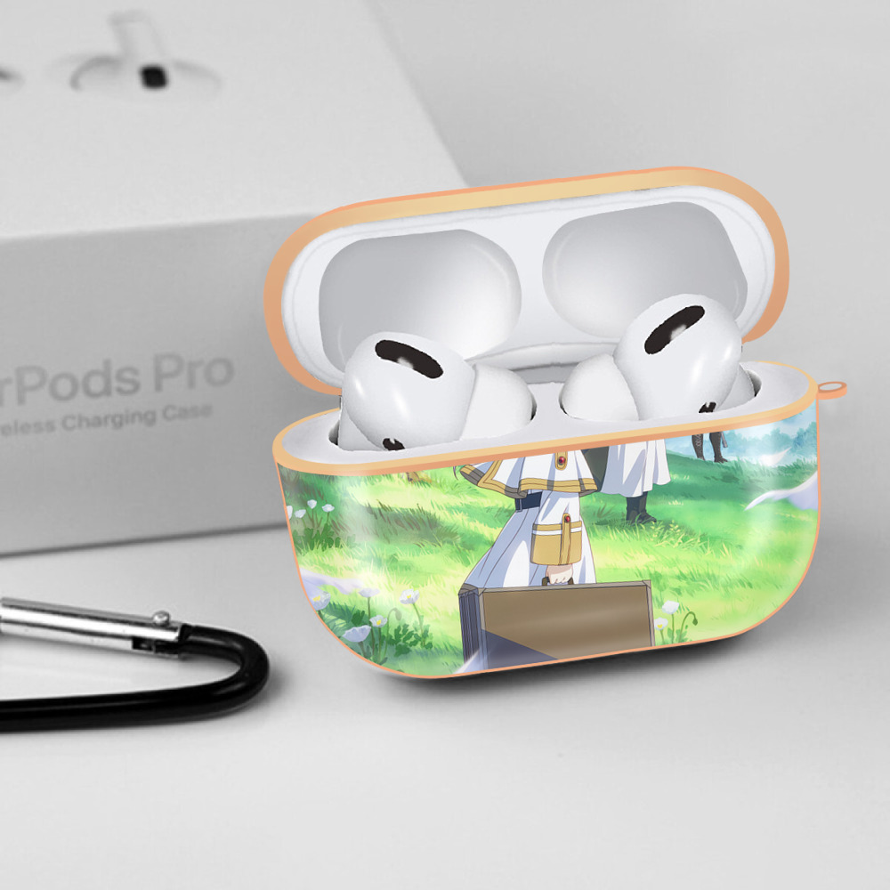 葬送のフリーレン Frieren 【AirPods Pro用】ハードシェル保護ケース｜耐衝撃・防指紋・カラビナ付き商品仕様