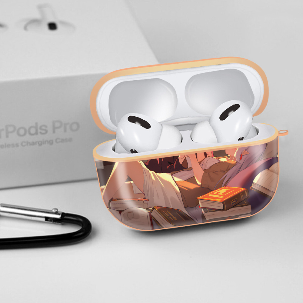 葬送のフリーレン Frieren 【AirPods Pro用】ハードシェル保護ケース｜耐衝撃・防指紋・カラビナ付き商品仕様