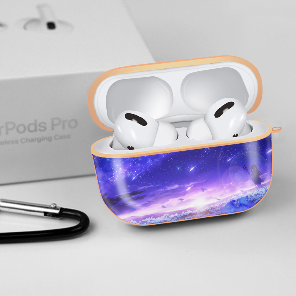 葬送のフリーレン Frieren 【AirPods Pro用】ハードシェル保護ケース｜耐衝撃・防指紋・カラビナ付き商品仕様