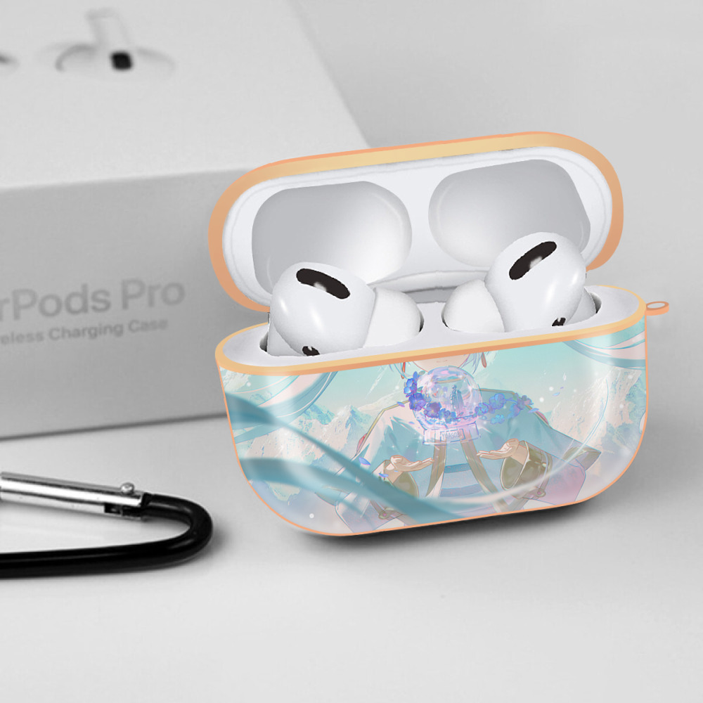 葬送のフリーレン Frieren 【AirPods Pro用】ハードシェル保護ケース｜耐衝撃・防指紋・カラビナ付き商品仕様
