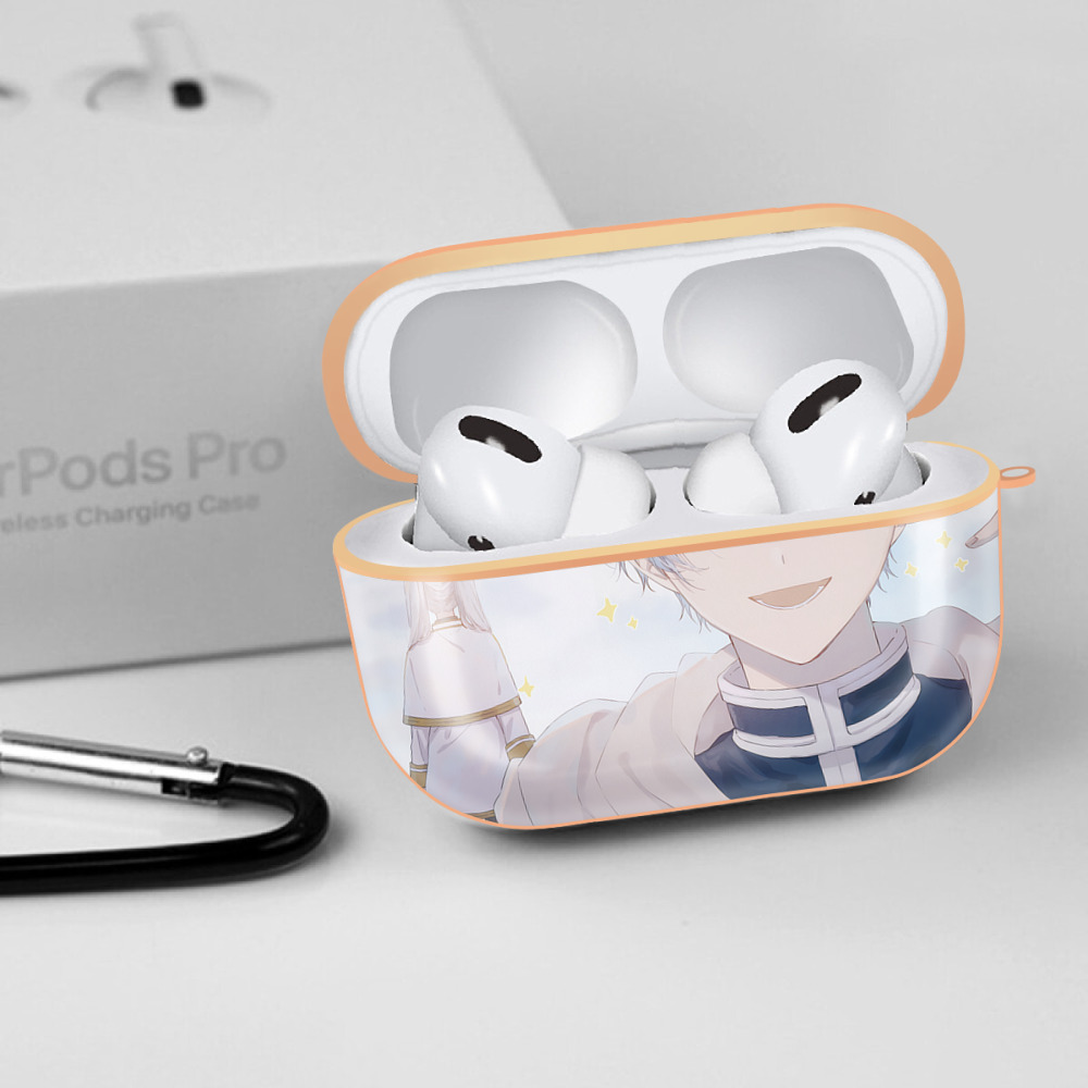 葬送のフリーレン Frieren 【AirPods Pro用】ハードシェル保護ケース｜耐衝撃・防指紋・カラビナ付き商品仕様
