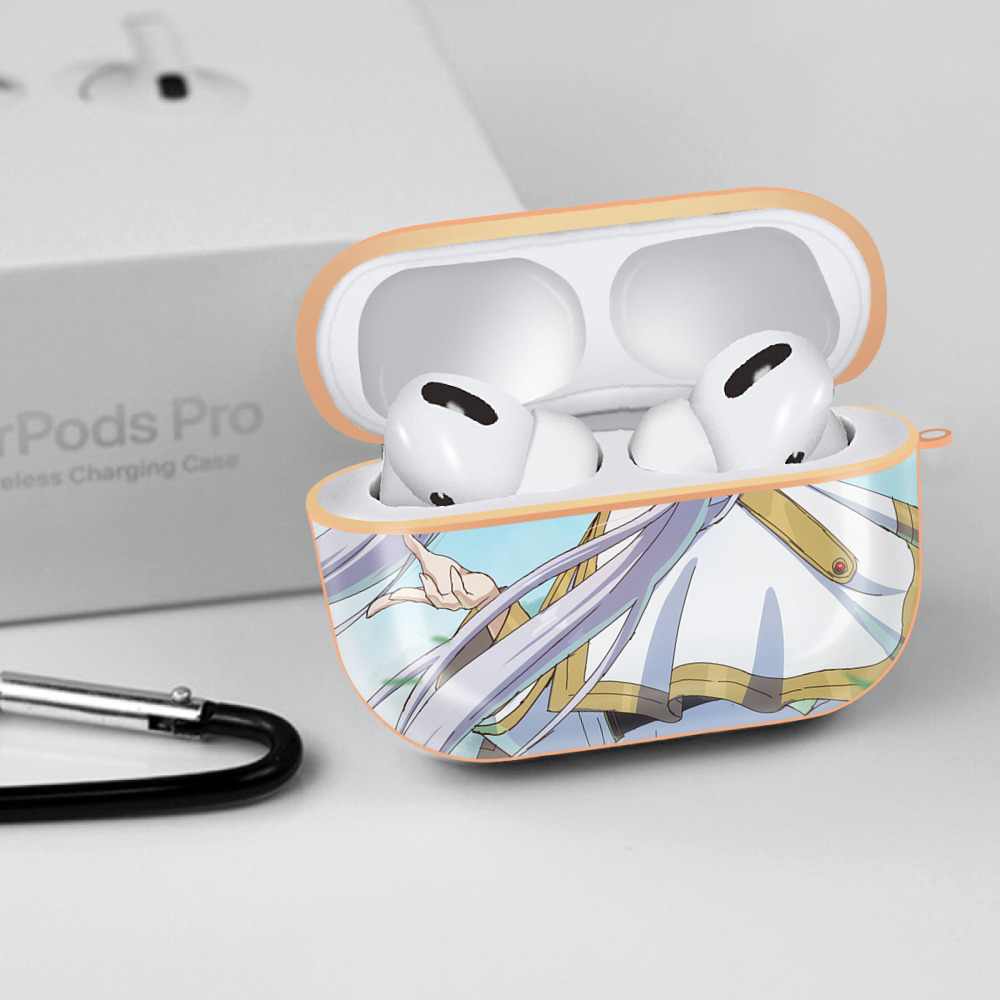 葬送のフリーレン Frieren 【AirPods Pro用】ハードシェル保護ケース｜耐衝撃・防指紋・カラビナ付き商品仕様