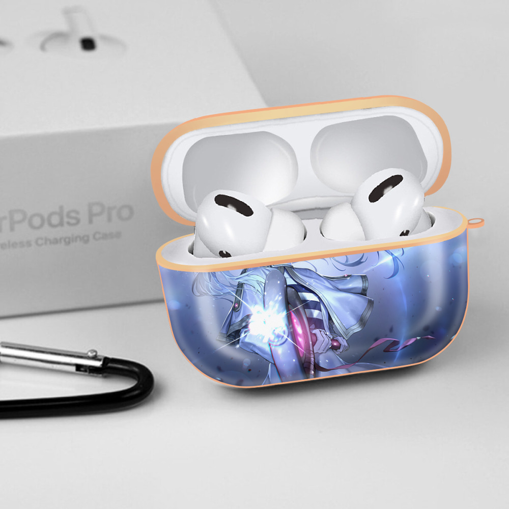 葬送のフリーレン Frieren 【AirPods Pro用】ハードシェル保護ケース｜耐衝撃・防指紋・カラビナ付き商品仕様