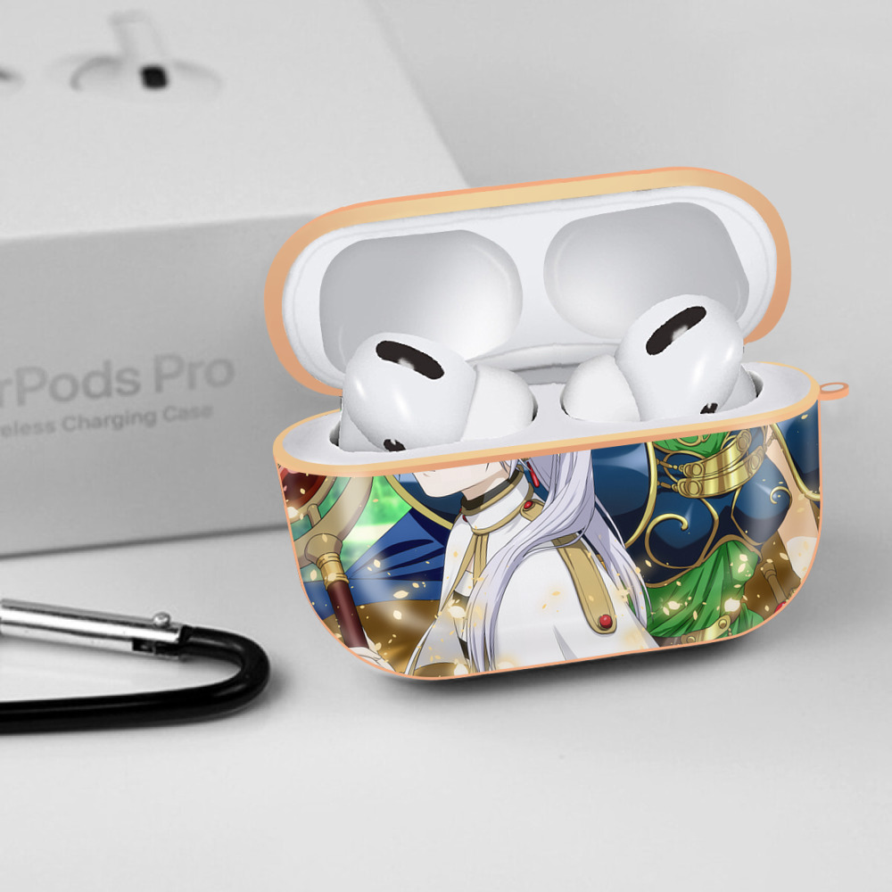 葬送のフリーレン Frieren 【AirPods Pro用】ハードシェル保護ケース｜耐衝撃・防指紋・カラビナ付き商品仕様
