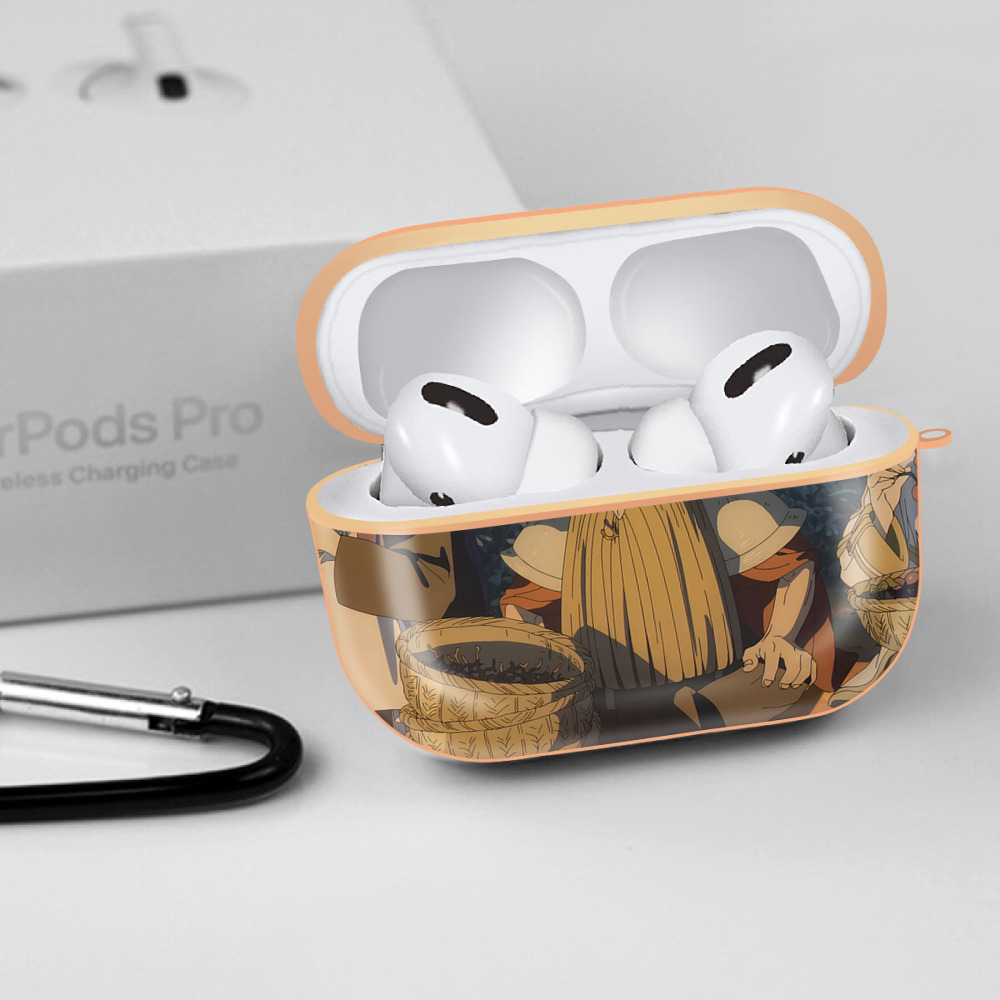 葬送のフリーレン Frieren 【AirPods Pro用】ハードシェル保護ケース｜耐衝撃・防指紋・カラビナ付き商品仕様