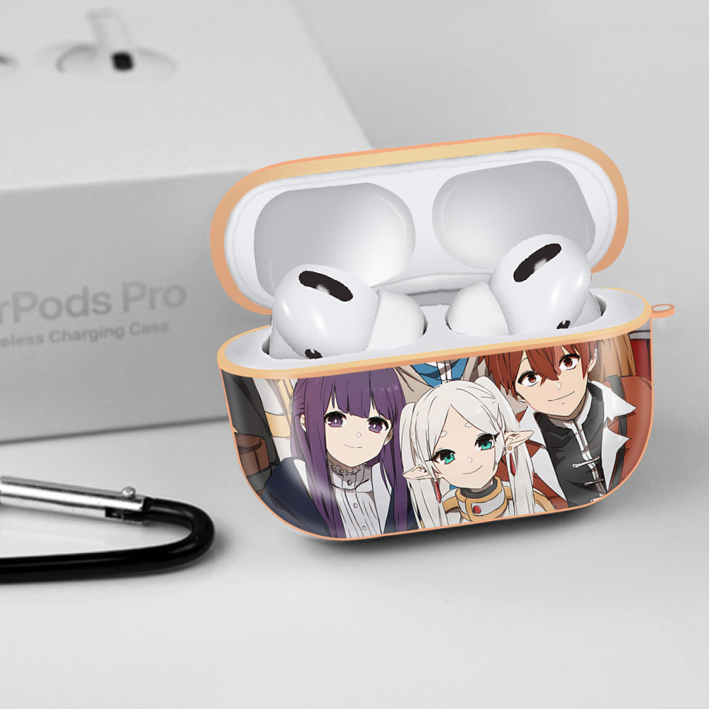 葬送のフリーレン Frieren 【AirPods Pro用】ハードシェル保護ケース｜耐衝撃・防指紋・カラビナ付き商品仕様