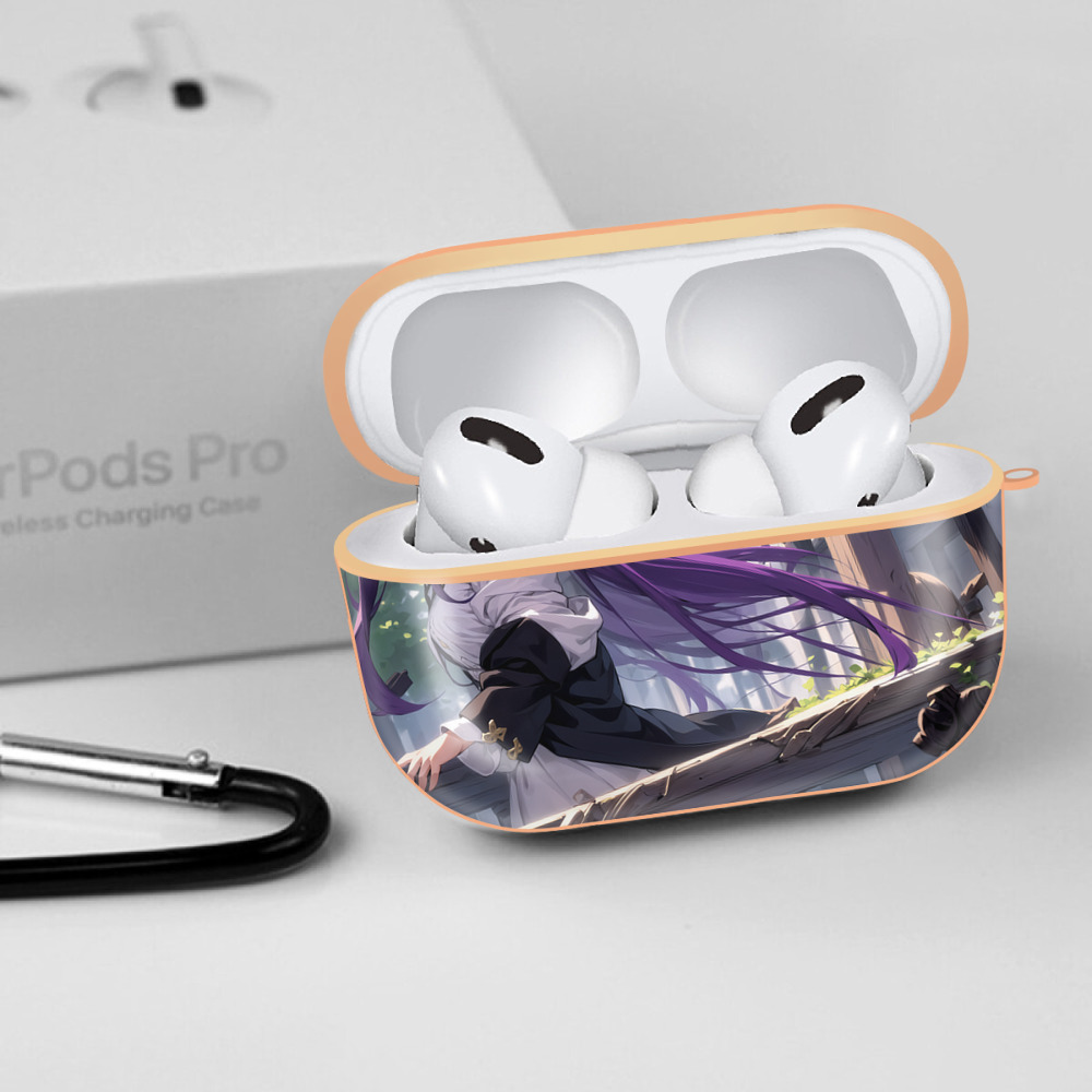 葬送のフリーレン Frieren 【AirPods Pro用】ハードシェル保護ケース｜耐衝撃・防指紋・カラビナ付き商品仕様