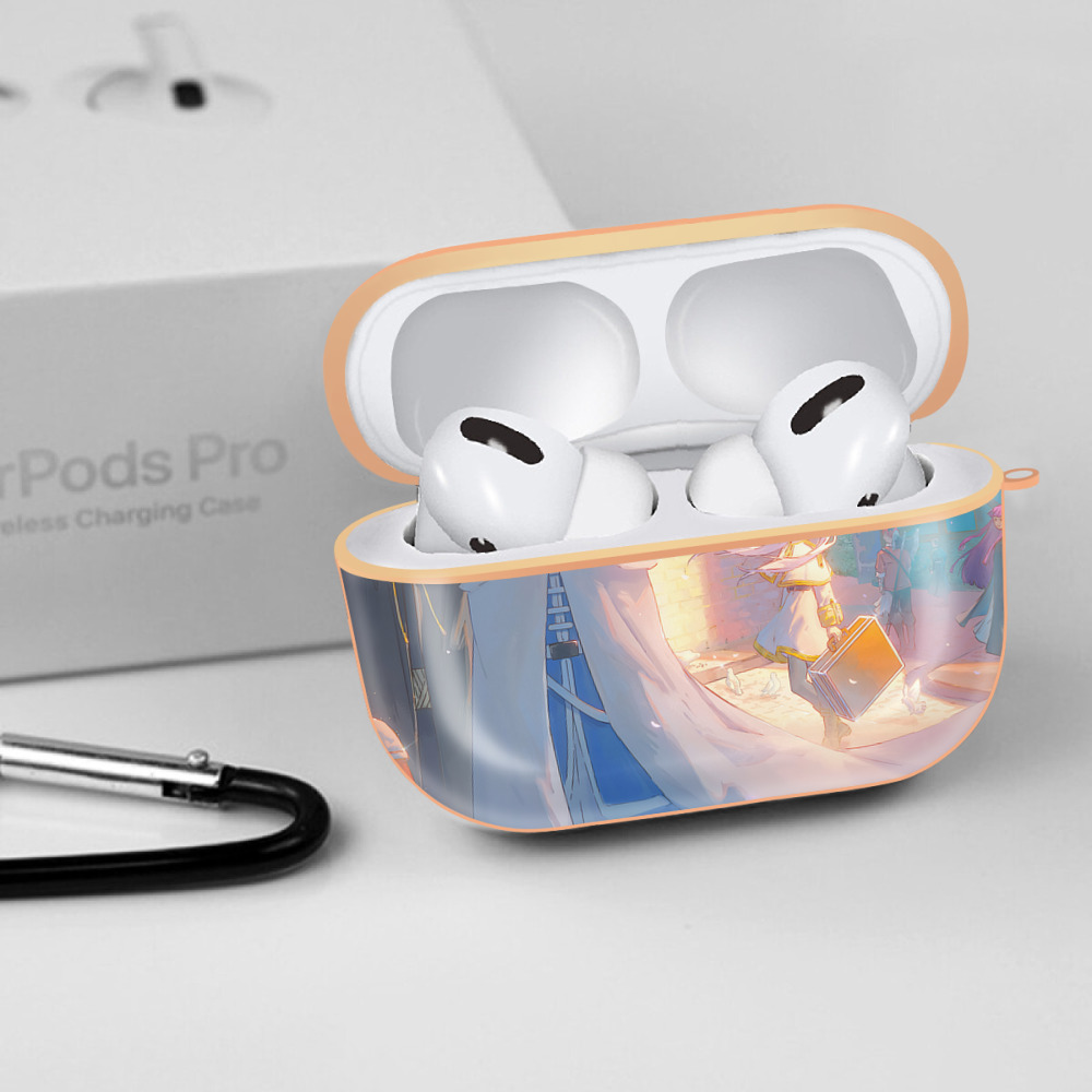 葬送のフリーレン Frieren 【AirPods Pro用】ハードシェル保護ケース｜耐衝撃・防指紋・カラビナ付き商品仕様