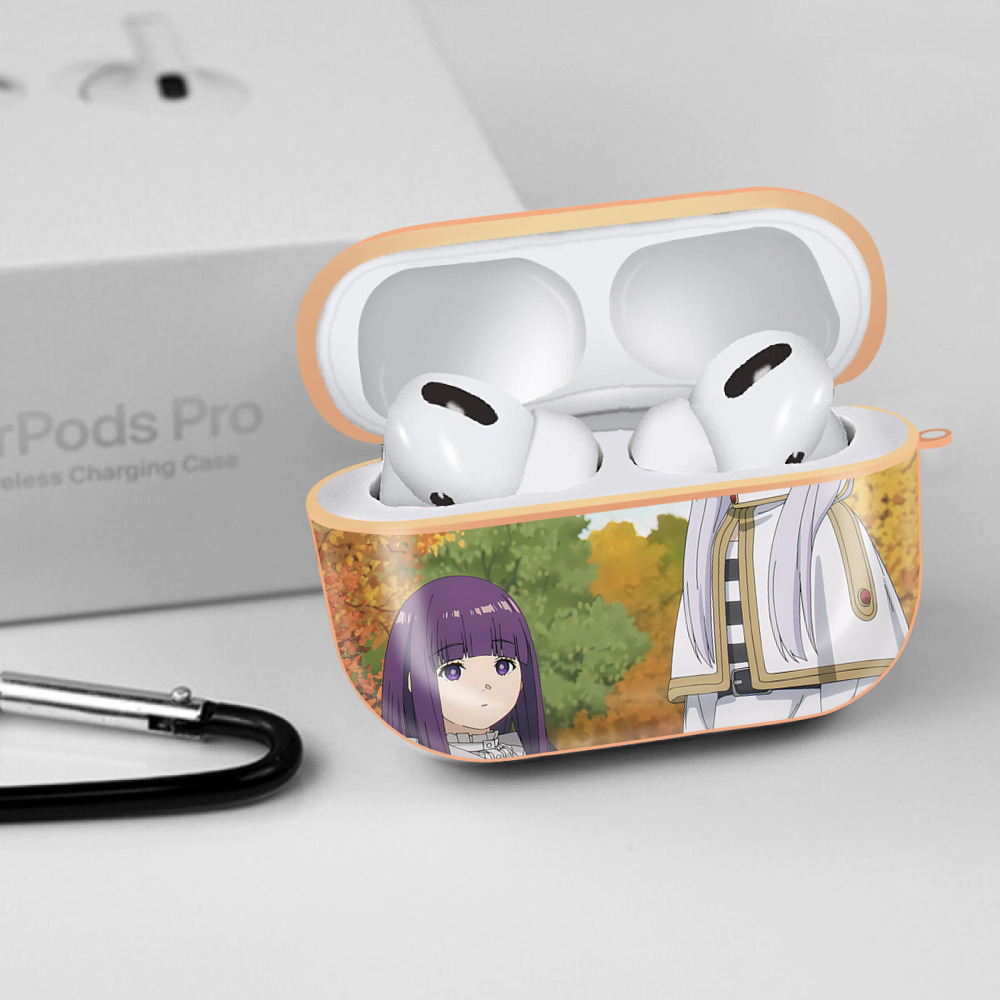 葬送のフリーレン Frieren 【AirPods Pro用】ハードシェル保護ケース｜耐衝撃・防指紋・カラビナ付き商品仕様