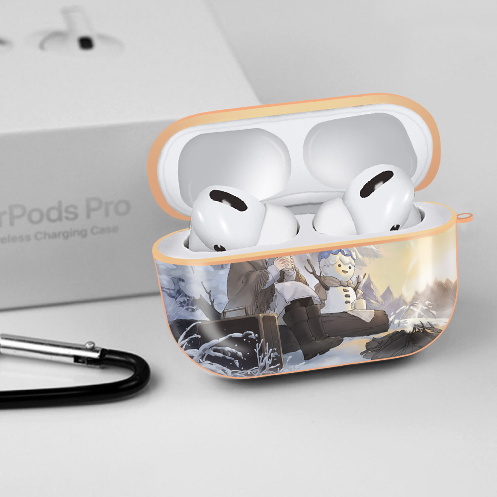 葬送のフリーレン Frieren 【AirPods Pro用】ハードシェル保護ケース｜耐衝撃・防指紋・カラビナ付き商品仕様