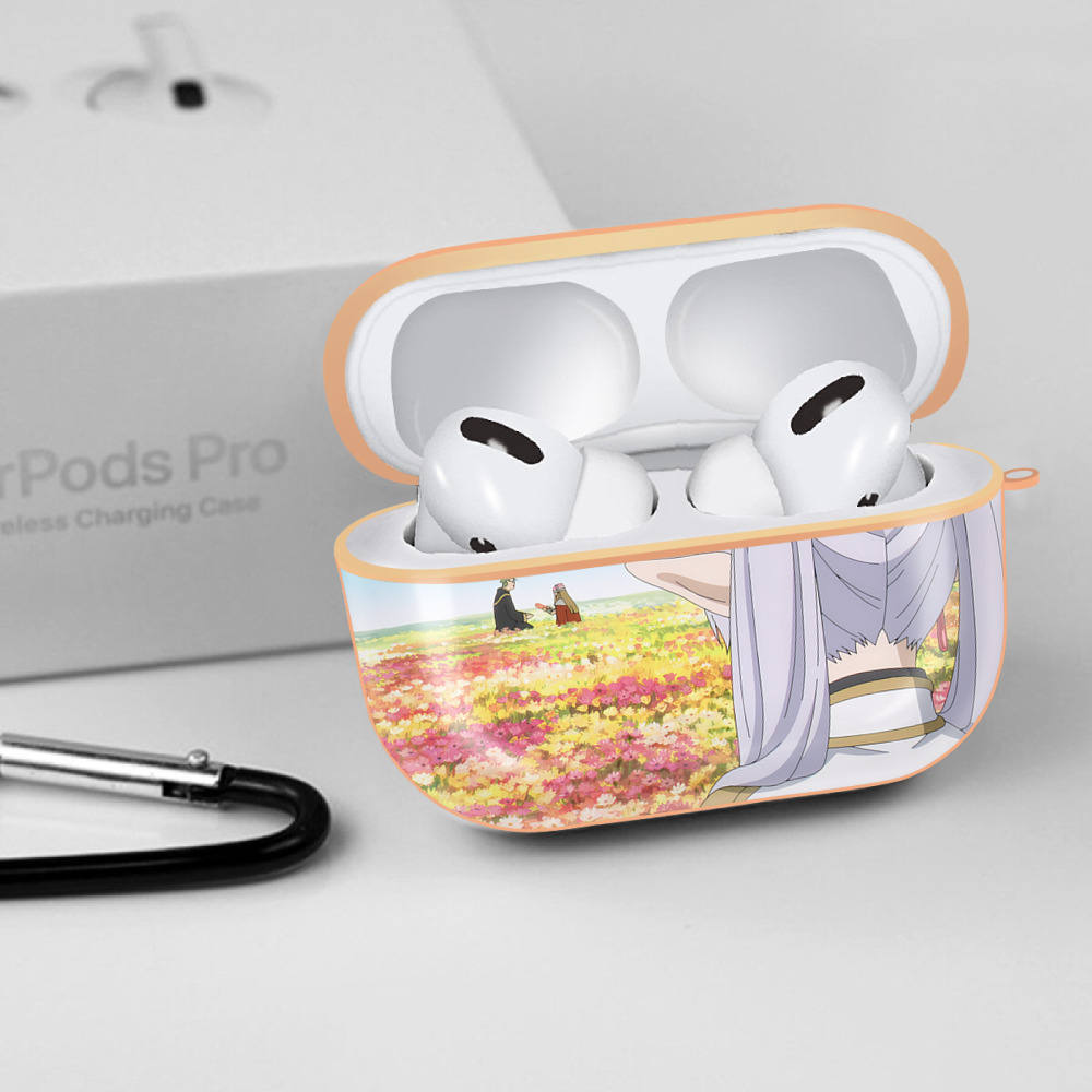 葬送のフリーレン Frieren 【AirPods Pro用】ハードシェル保護ケース｜耐衝撃・防指紋・カラビナ付き商品仕様