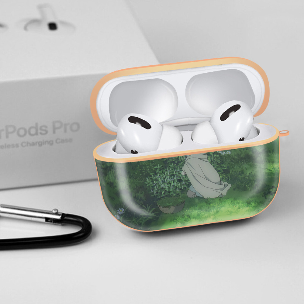 葬送のフリーレン Frieren 【AirPods Pro用】ハードシェル保護ケース｜耐衝撃・防指紋・カラビナ付き商品仕様