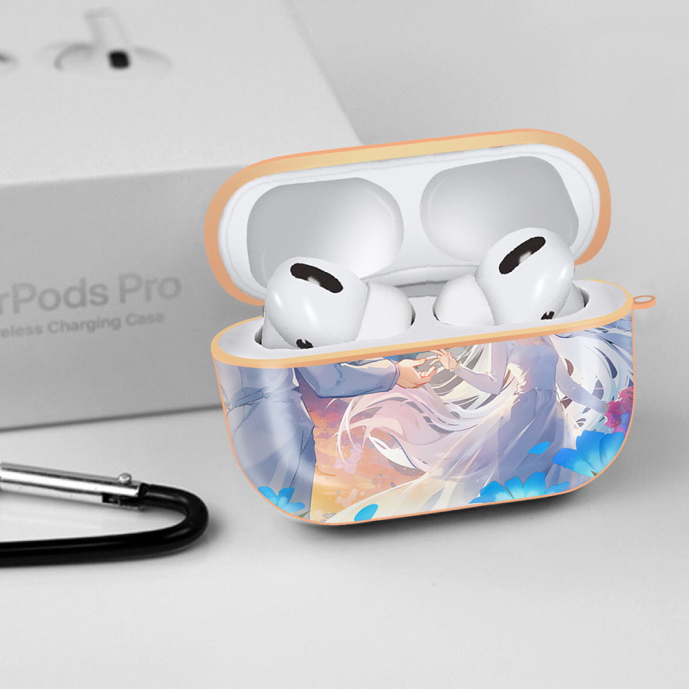 葬送のフリーレン Frieren 【AirPods Pro用】ハードシェル保護ケース｜耐衝撃・防指紋・カラビナ付き商品仕様
